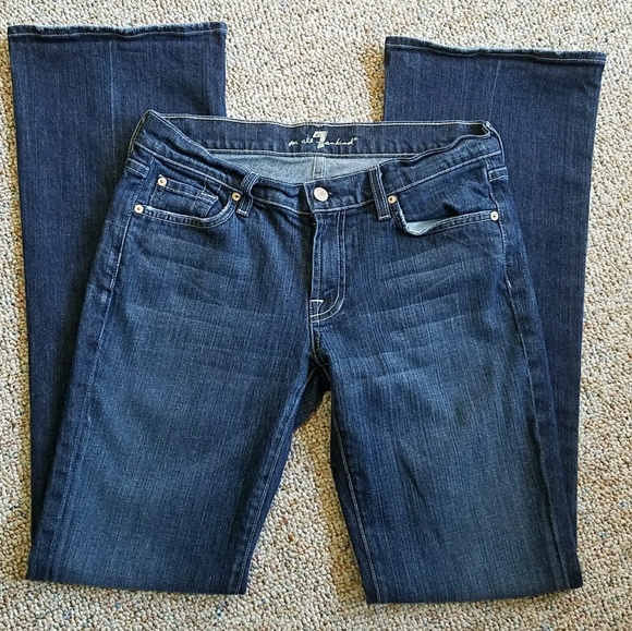 7 For All Mankind Denim - 7FAM boot cut Dark wash 29x32 midrise
